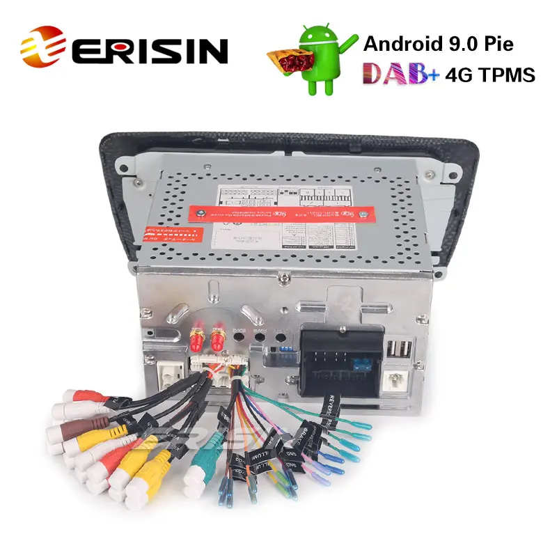 Erisin ES7922S 7 &quotAndroid 9 0 автомобильный DVD CD плеер DAB + Радио TPMS 4G DVR GPS Sat для SEAT