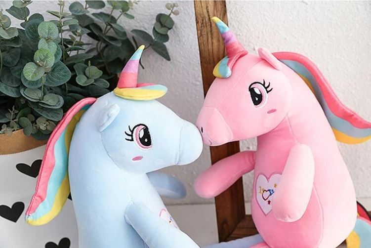 Large Rainbow Unicorn Plush Toy -Unicorn Fashion