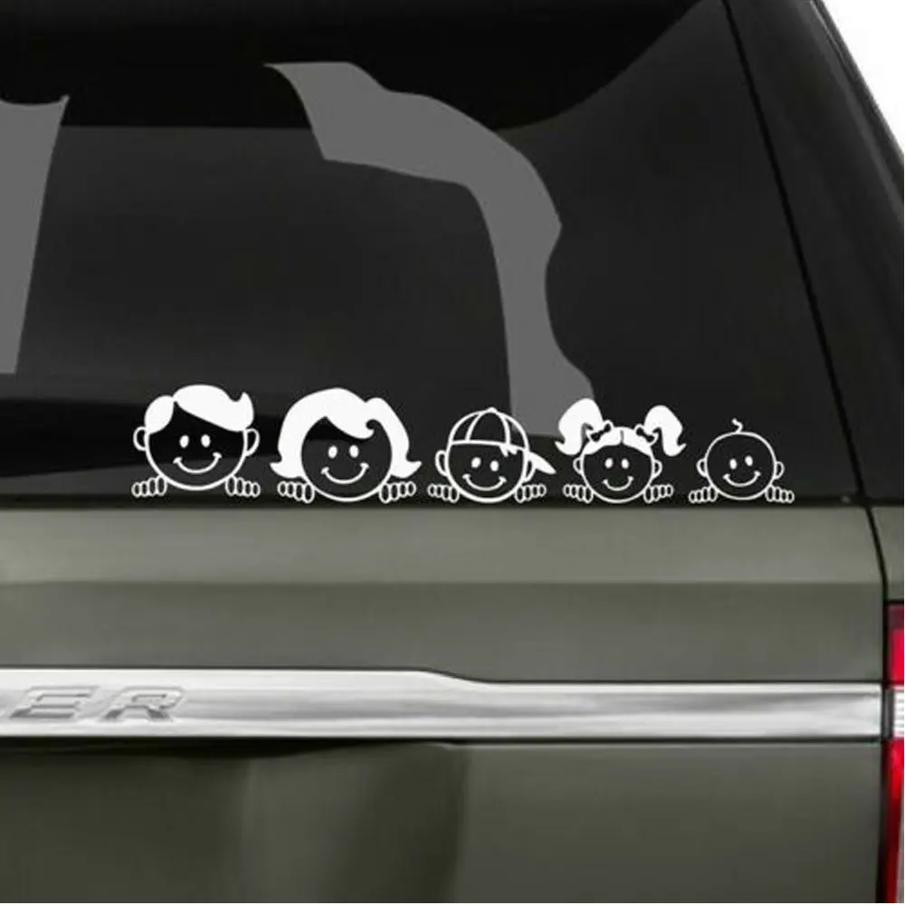 Peeping Family для авто автомобиля/окна виниловая наклейка Наклейки Декор Стайлинг