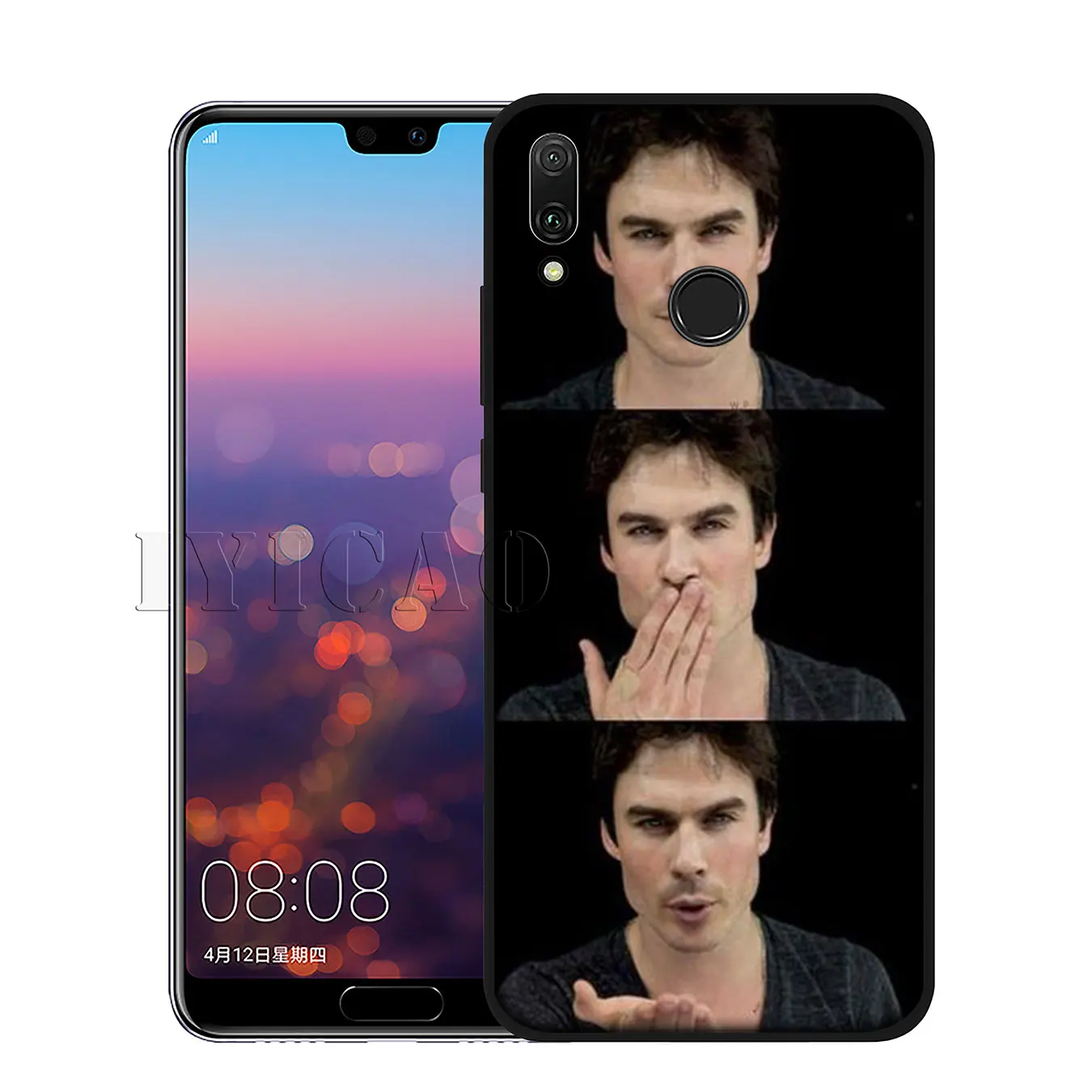 IYICAO Дневники вампира Ян сомерхалдер мягкий чехол для huawei P20 Pro P10 P8 P9 Lite Mini P Smart чехол - Цвет: 4