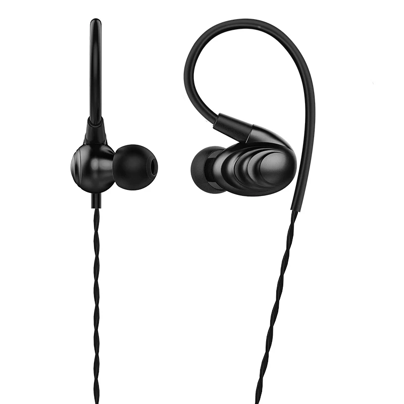 FiiO Metal Case Triple Driver Hybrid In-Ear HiFi Earphones/Headphone 3.5mm With Circle Iron Mixed F9SE Without Mic