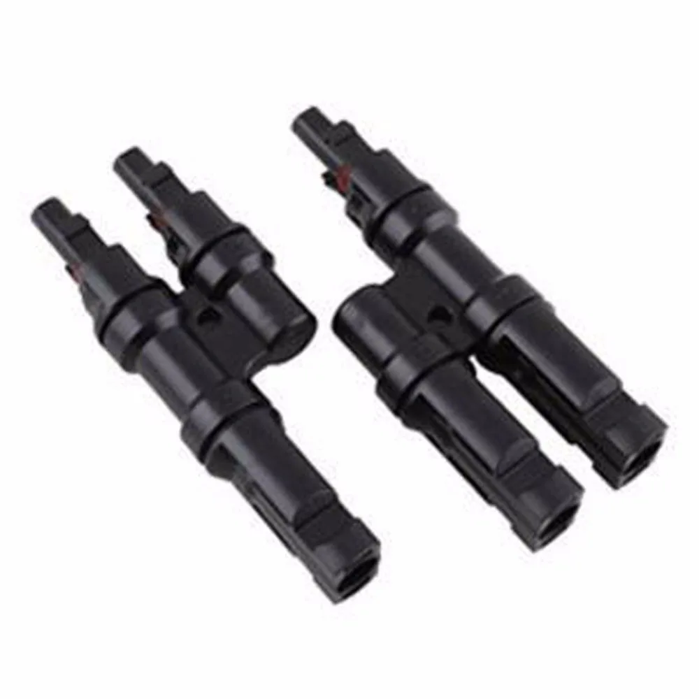 

High Quality 1 pair Solar Panel MC4 T/ Y Branch Connectors Splitter Coupler MMF and FFM Female and Male Connector