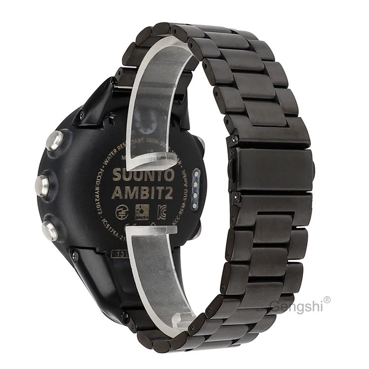 Сменный ремешок Gengshi из нержавеющей стали для Suunto Ambit1 2 3 2S 2R Ambit Sport Run PEAK. | Наручные