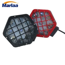 1x12v 24v 27w 48w conduziu a barra de luz do trabalho do carro as lâmpadas da motocicleta conduziram a barra de luz conduziu o foglight do carro para fora da estrada para o automóvel toyota