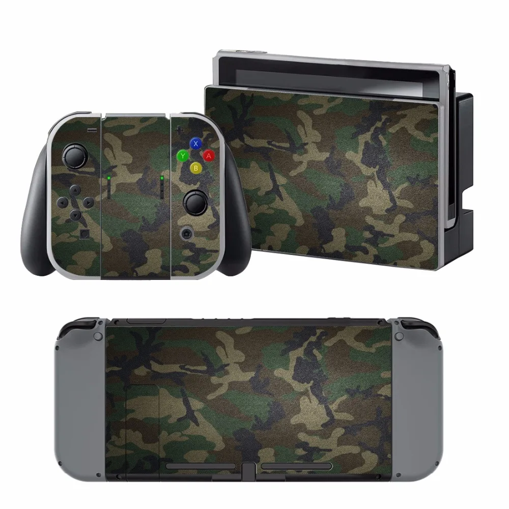 Nintend-Switch-Camouflage-Camo-Vinyl-Waterproof-Sticker-Decal-Skin-Film ...
