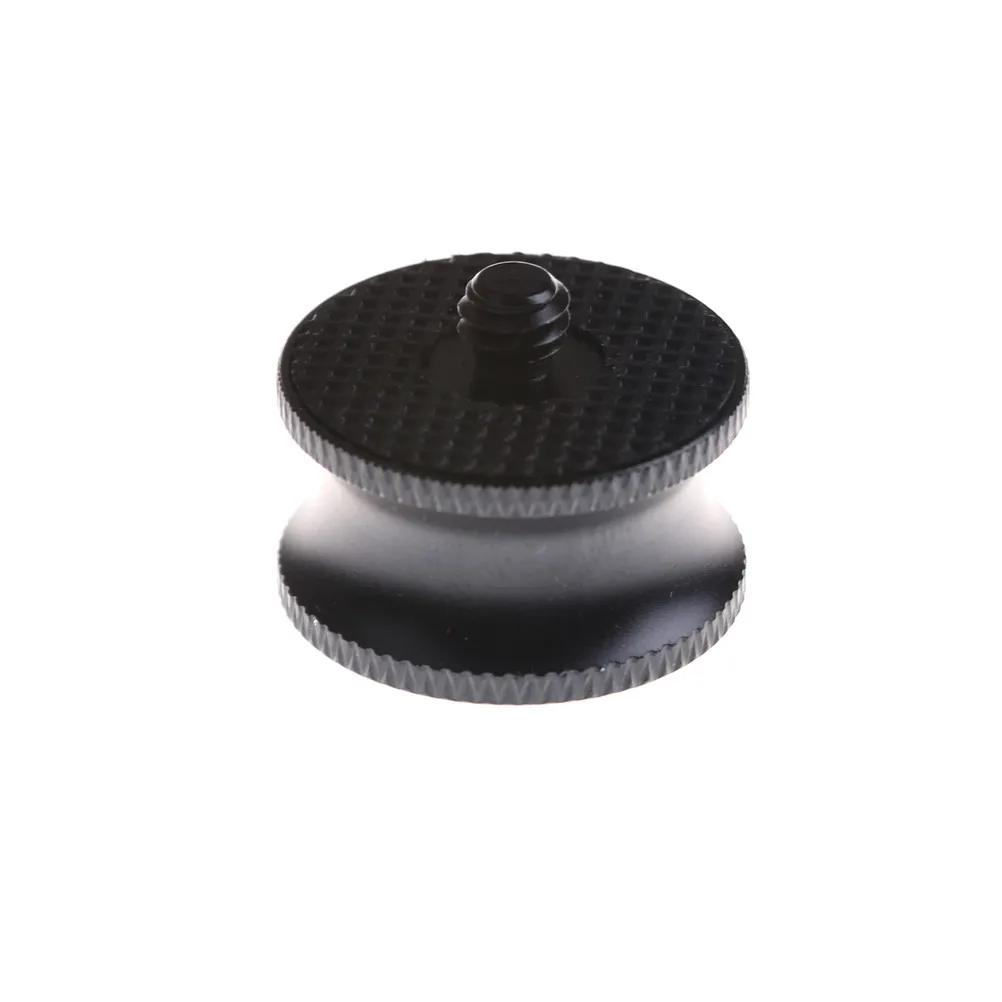 1PC 1/4" Male Screw To 3/8" Female Adapter Plate Converter For Tripod Monopod Camera Aluminium Alloy Rubber Gasket Included Base