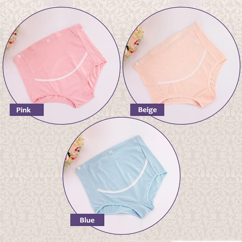 MMBABY Maternity Briefs Adjustable High Waist Belly Support Pregnancy Panties Cotton Underwear for Pregnant Women MMBABY Maternity Briefs Adjustable High Waist Belly Support Pregnancy Panties Cotton Underwear for Pregnant Women