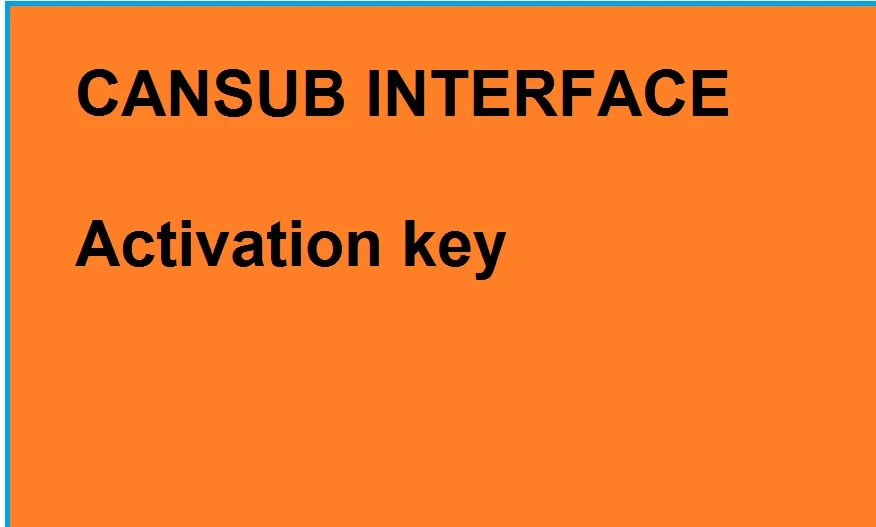 

CDS CANUSB interface activation key FOR CLAAS