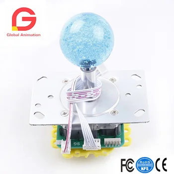 

2PCS 5V LED Illuminated Arcade Joystick 4/8 Way Switchable For USB Joystick Controller Arcade Machine Replacement raspberry pi 4