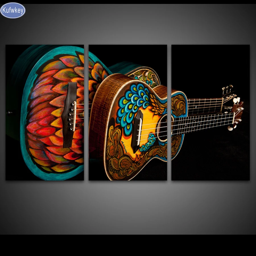 bead embroidery diamond 3 Piece Music Guitar sale diamond painting full