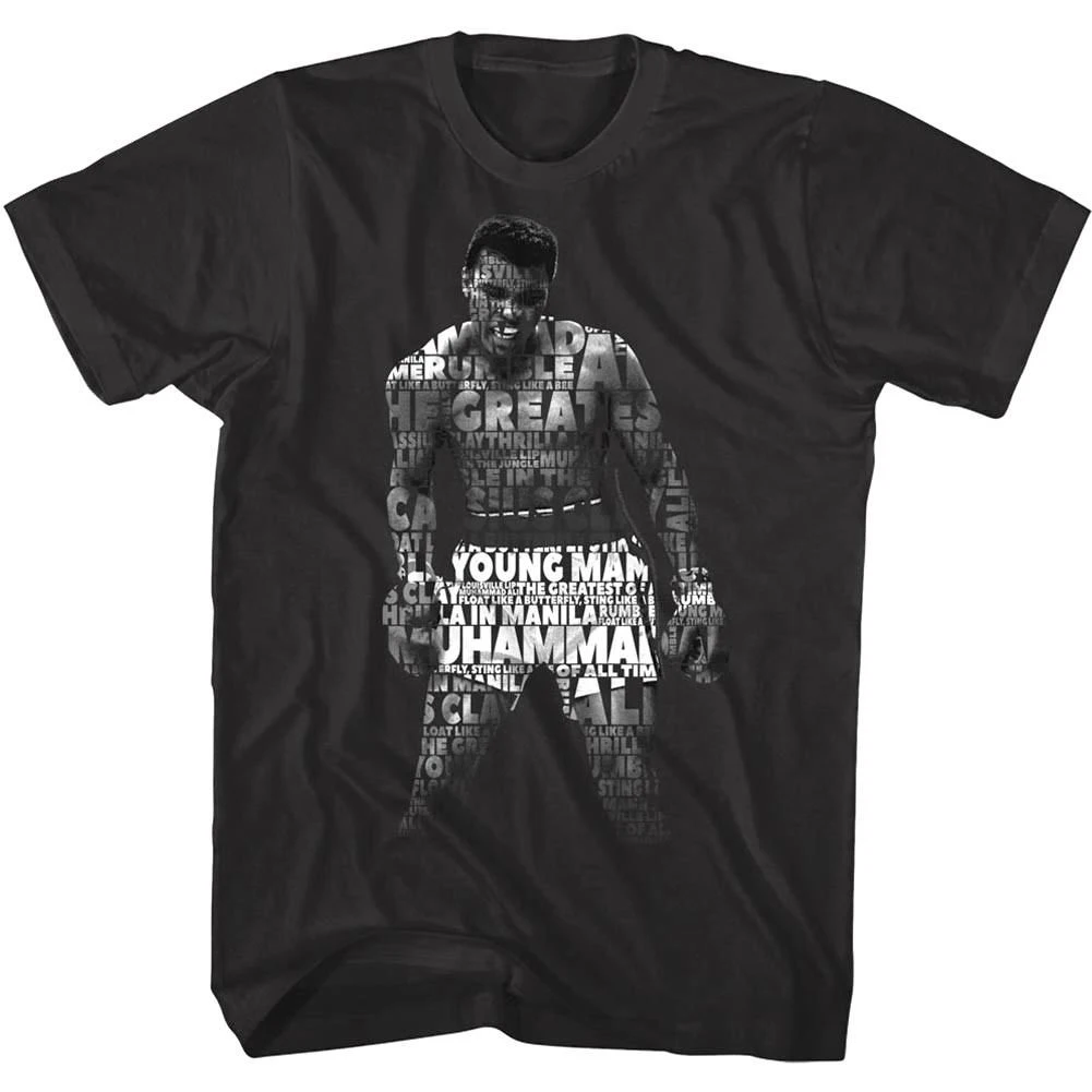 Ali cita holograma hombres camiseta Cassius Clay - AliExpress Ropa de