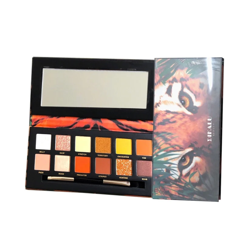 

New Makeup 12 Color Matte Eye Shadow Explorer Series Eye Shadow Disc Pearl Matte Desert Rose maquiagem