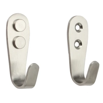 

3 Sizes Stainless Steel Door Hooks Hanging Hanger Holder For Hanging Coat Cloth Bathroom Food In Kitchen