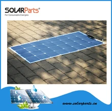 Solarparts 1pcs 100W semi flexible rollable solar panels solar modules for RV Boat Golf cart Marine