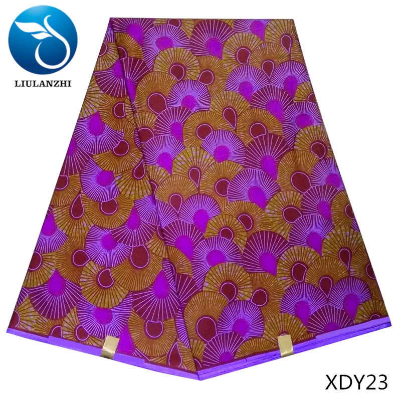 

LIULANZHI Veritable cotton printed real wax new fashion African printed fabric 100% cotton high quality XDY