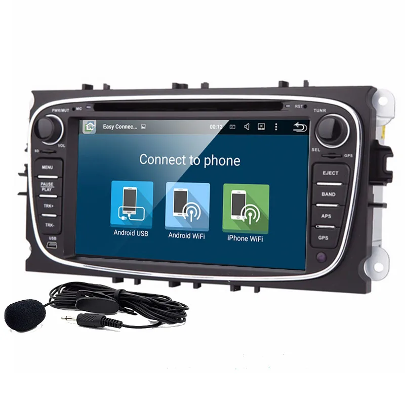 

Android 6.0 2Din 7 Inch Car DVD for FORD FOCUS 2 MONDEO 2012 2013 2014 2015 With WIFI Radio GPS BT auto ford car dvd focus USB