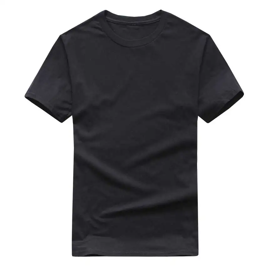 Новая Однотонная футболка мужская черная и белая хлопковая футболка Летняя футболка для скейтборда Футболка для мальчика футболка для скейта Топы - Color: Black