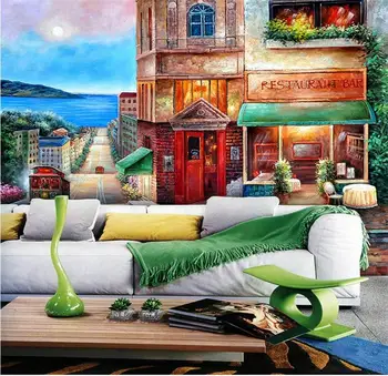 

custom 3d photo wallpaper kids room mural Japanese town scenery 3d photo painting TV background non-woven wallpaper for wall 3d