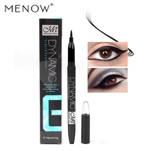 Menow Фирменная подводка для глаз макияж; Высокое качество Матовый идеальный динамический водонепроницаемый жидкая чёрная подводка для глаз карандаш глаз Красота продукты