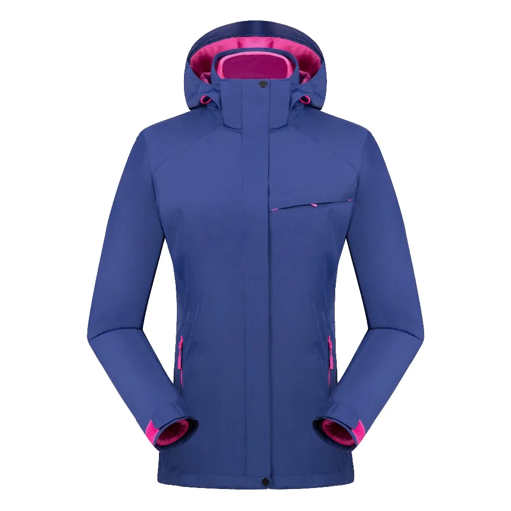 

ZYNNEVA Breathable Softshell Jacket Waterproof Coat Women 3 in 1 Mountaineering Camping Hiking Suit Ski Windproof Jackets GK1208