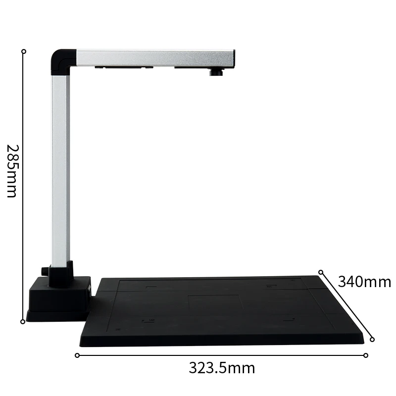 Deli 15155# 10 mega pixels A4 visual presenter high definition OCR office documents Automatic Focusing fast visual presenter