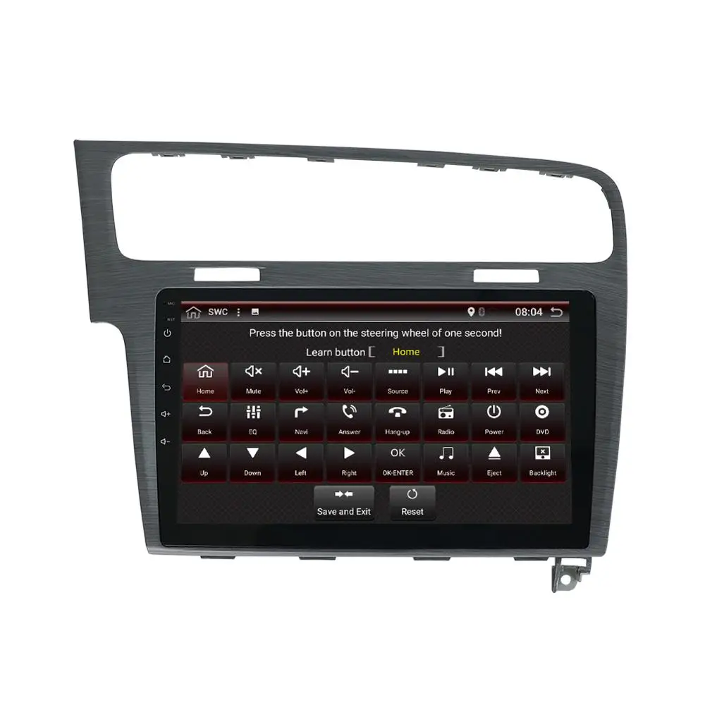 Perfect Bosion 2din 10.1"screen Car DVD Player For Volkswagen GOLF 7 2013 2014 2015 2016 with Navigation Car Stereo Audio GPS Radio 1