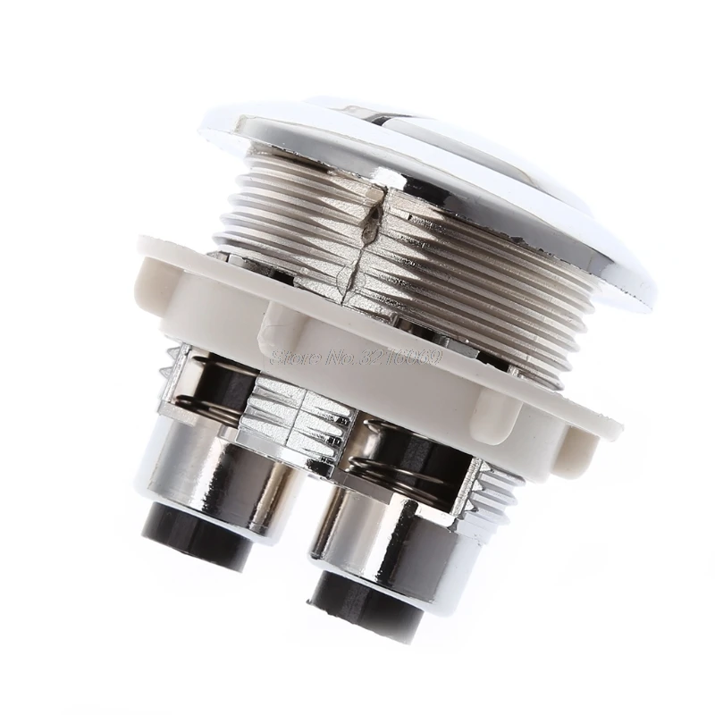 

Dual Flush Toilet Tank Button Closestool Bathroom Accessories Water Saving Valve