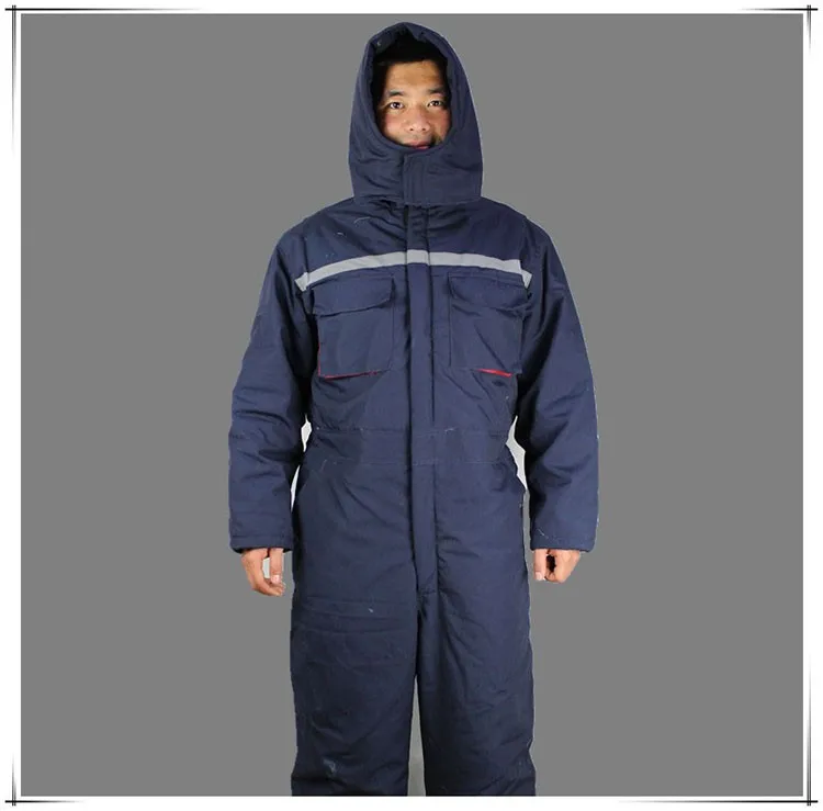 CCGK Winter working clothing Men wadded padded safety clothing outdoor work wear thicken warm protective reflective overalls (7)