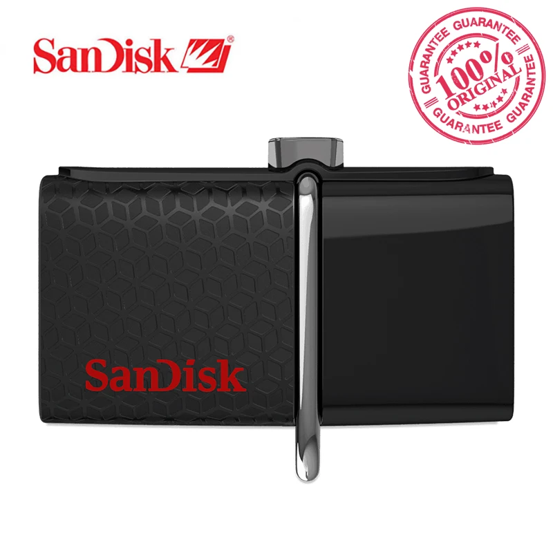 SanDisk Ultra Dual USB3.0 Drive OTG Flash Drive SDDD2 150 м/с 16 ГБ 32 ГБ 64 ГБ 128 ГБ для смартфонов и планшетов, ПК и Mac компьютеров