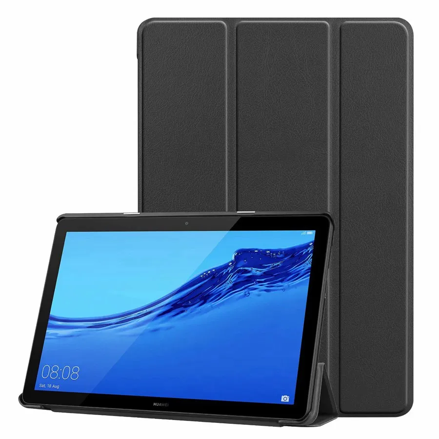 Ultra Slim из искусственной кожи чехол для huawei mediapad T5 AGS2-W09/L09/L03/Tablet stand Обложка для huawei mediapad T5 10 Чехол + пленка ручка