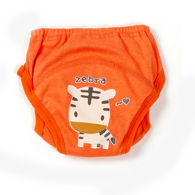 Милые детские штаны, спортивные штаны для мальчиков и девочек, унисекс, многоразовые, моющиеся, хлопковые, С Рисунком Слона/жирафа