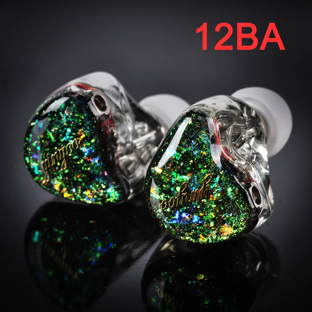 

HQ12 MMCX Custom Made 12BA Balanced Armature Earphone DJ Noise Canceling Monitor 3.5mm 2.5mm 4.4mm Balance for iPhone xiaomi