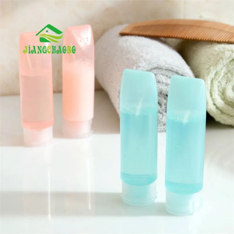 JiangChaoBo 2 قطعة/المجموعة زجاجات إعادة الملء مجموعة السفر حزمة مستحضرات التجميل زجاجات البلاستيك الضغط زجاجة رذاذ ماكياج أدوات