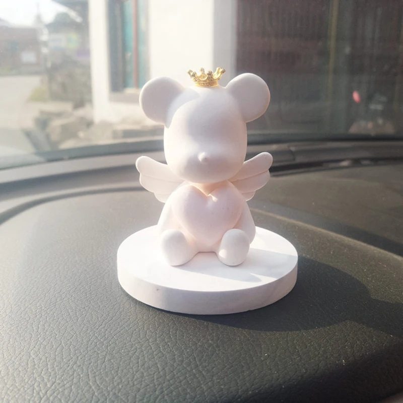 Purificadores de ar do Carro Pingente de Cão da Saída de ar do Carro Remover o Odor Aromaterapia Pedra Iksnail Anjo Perfume Clipe Pendurado Desumidificação 8 High Quality Automóveis e motos
