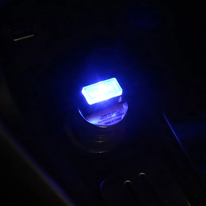 Мини Универсальная Портативная USB автомобильная лампа светодиодный модуль