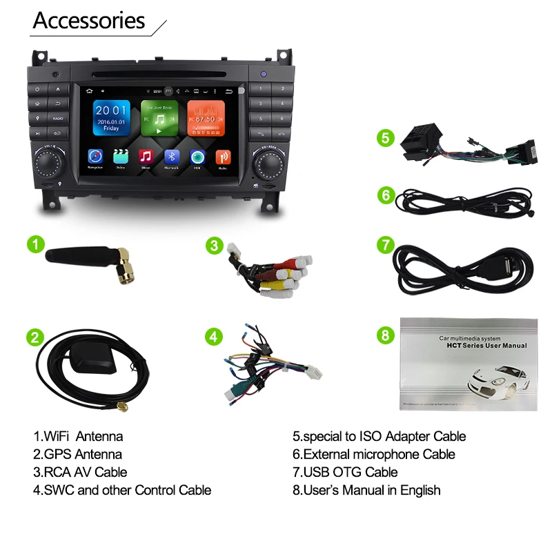 Cheap 4G RAM Android 9.0 Car DVD GPS for Mercedes/Benz C Class W203 2004-2007 c200 C230 C240 C320 C350 CLK W209 car radio navigator 19 Cheap 4G RAM Android 9.0 Car DVD GPS for Mercedes/Benz C Class W203 2004-2007 c200 C230 C240 C320 C350 CLK W209 car radio navigator 19