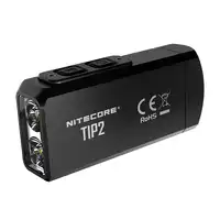 100% Originele Mini Licht NITECORE TIP2 CREE XP-G3 S3 720 lumen USB Oplaadbare Sleutelhanger Zaklamp met Batterij
