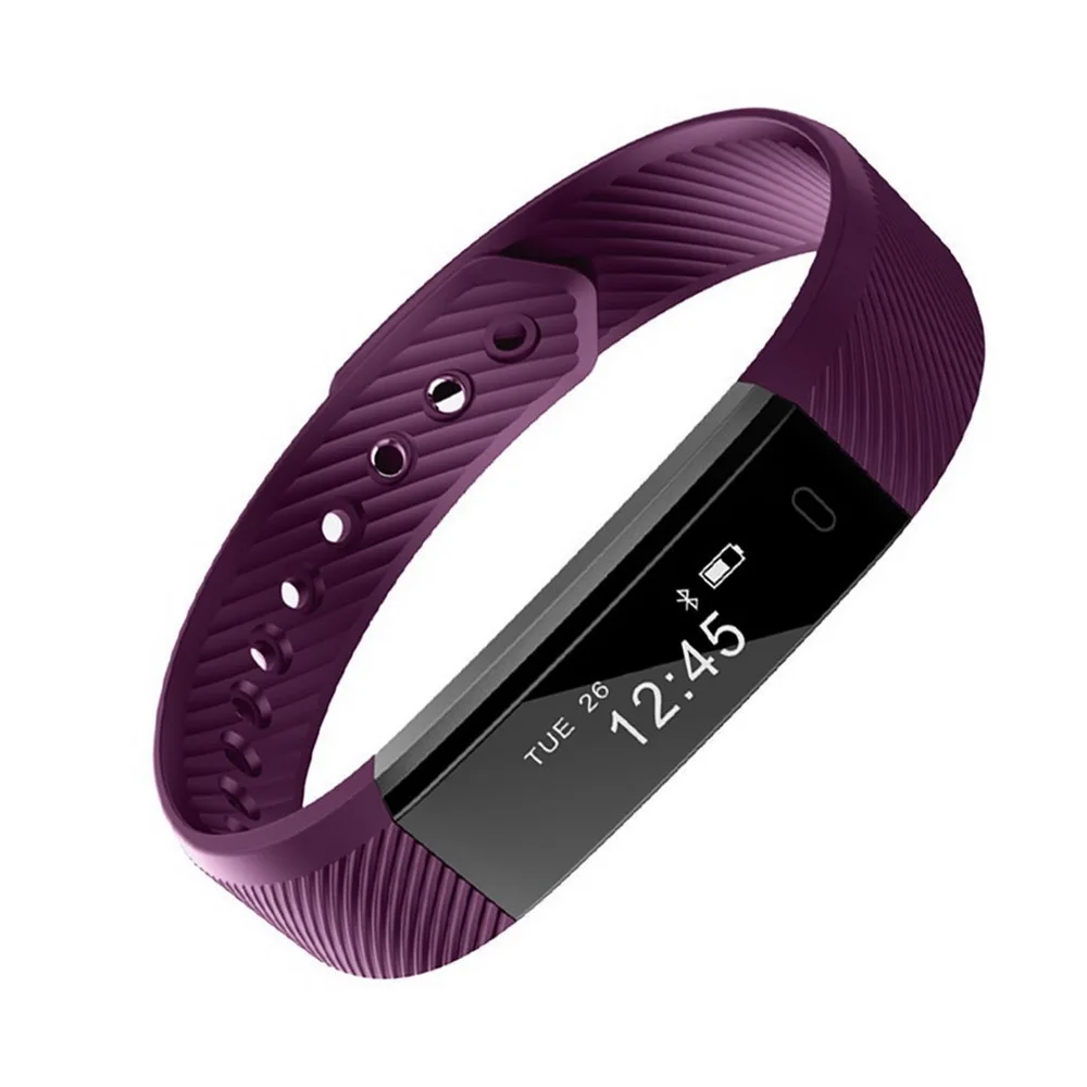  Fitness Tracker Smart Bracelet ID115 Veryfit APP Bluetooth Band Activity Monitor Alarm Clock Sports - 32834173510