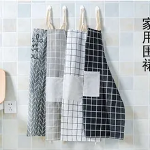 Кухня cleaning100% Кухонный Фартук из хлопка в стиле "унисекс" с рисунком Пособия по кулинарии фартуки Avental Обеденная гриль-Ресторан карман