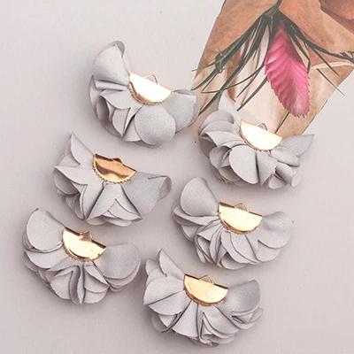 GUFEATHER F130,jewelry making,earring accessories,charms,jewelry findings,flower jewelry decoration,diy earrings,20pcs/lot - Цвет: F13014