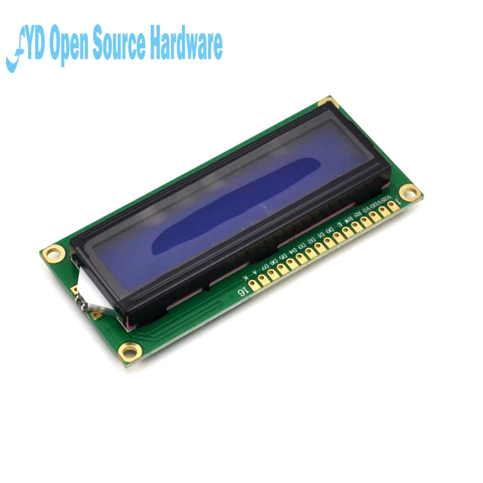 5 шт. IIC/I2C 1602 ЖК-дисплей модуль LCD-1602 I2C синий дисплей 5В | Электронные компоненты и