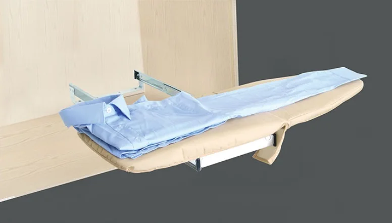

Slide Out Fold Down Rotatable Ironing Iron Board Closet Wardrobe Cloakroom Concealed