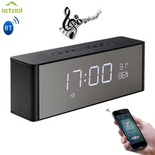Smart LED Alarm Stereo Bluetooth Speaker tron smart element Sound Box Portable Speakers for the computer Soundbar for xiaomi