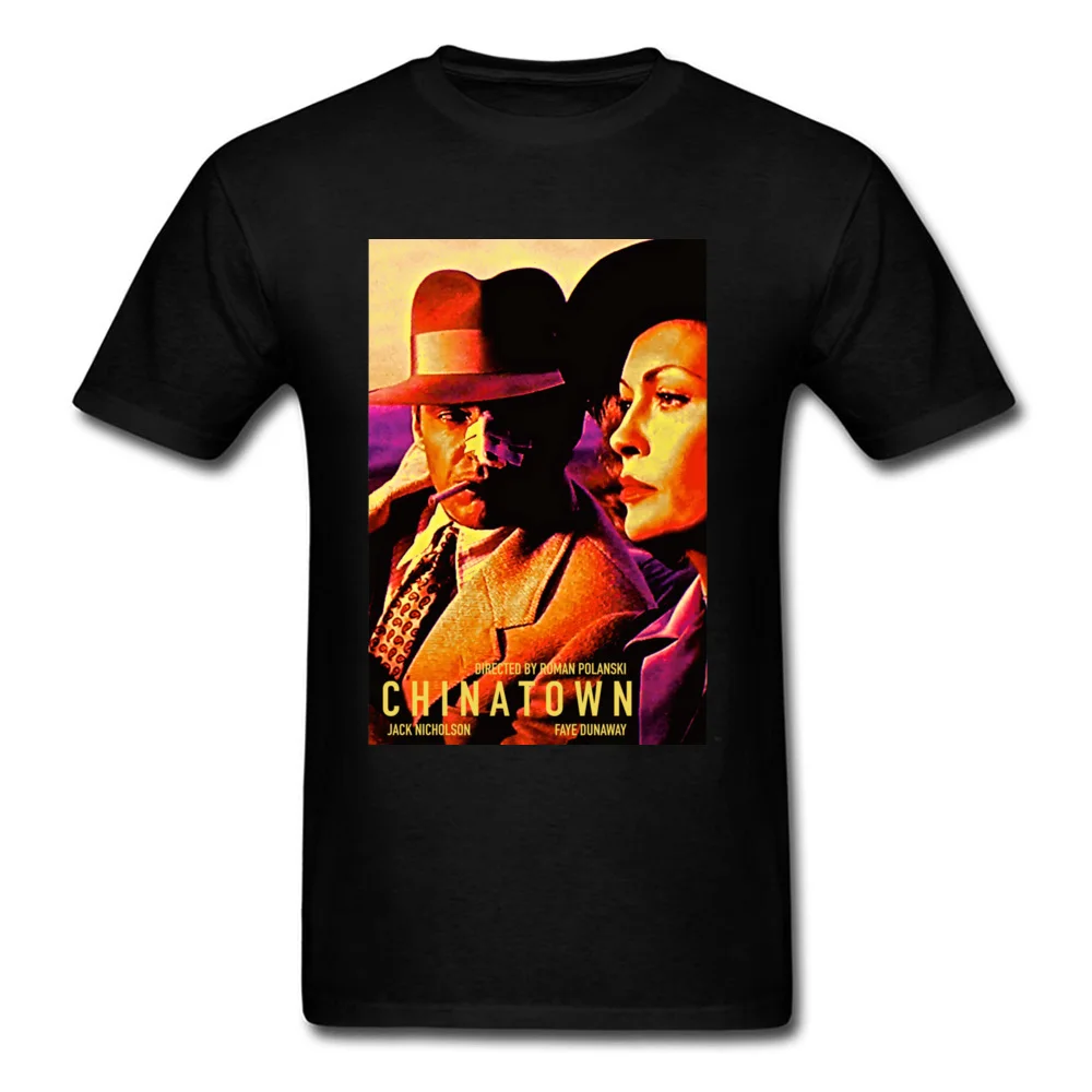 CHINATOWN 4 18337 Plain Short Sleeve Printed T-shirts 100% Cotton O-Neck Men Tees Birthday T-shirts Summer Drop Shipping CHINATOWN 4 18337 black