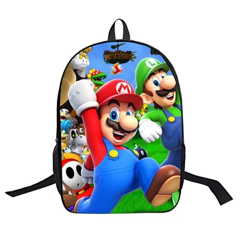 

Super Mario Backpack School Rucksack Fashion Surprise Gift Backpack Travel Backpack Beautiful Children Boys Girls School Bag