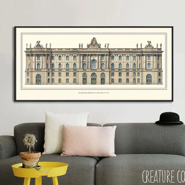Italy Rome Vintage Landscape Painting Horizontal Rectangular Canvas Italy Rome Vintage Landscape Painting Horizontal Rectangular Canvas Wall Art Modern Home Decor Posters And Prints