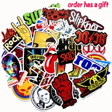 Классные наклейки 52 шт/много Классическая знаменитая рок-группа панк-Музыка Наклейки чемодан скейтборд ноутбук велосипед водонепроницаемые наклейки