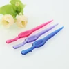 ELECOOL 1PC Eyebrow Razor Facial Hair Remover Eyebrow Trimmer Sharp Makeup Knife Blade Eye Brow Shaping Hair Remover Tool TSLM2 2