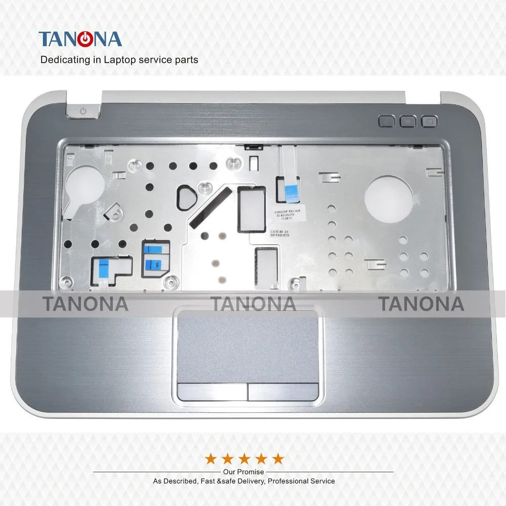 Для DELL Inspiron 14Z 5423 клавиатура с вырезами под ладонь верхний чехол Крышка для корпуса 0TF7XT W/тачпад трекпад кликпад серый