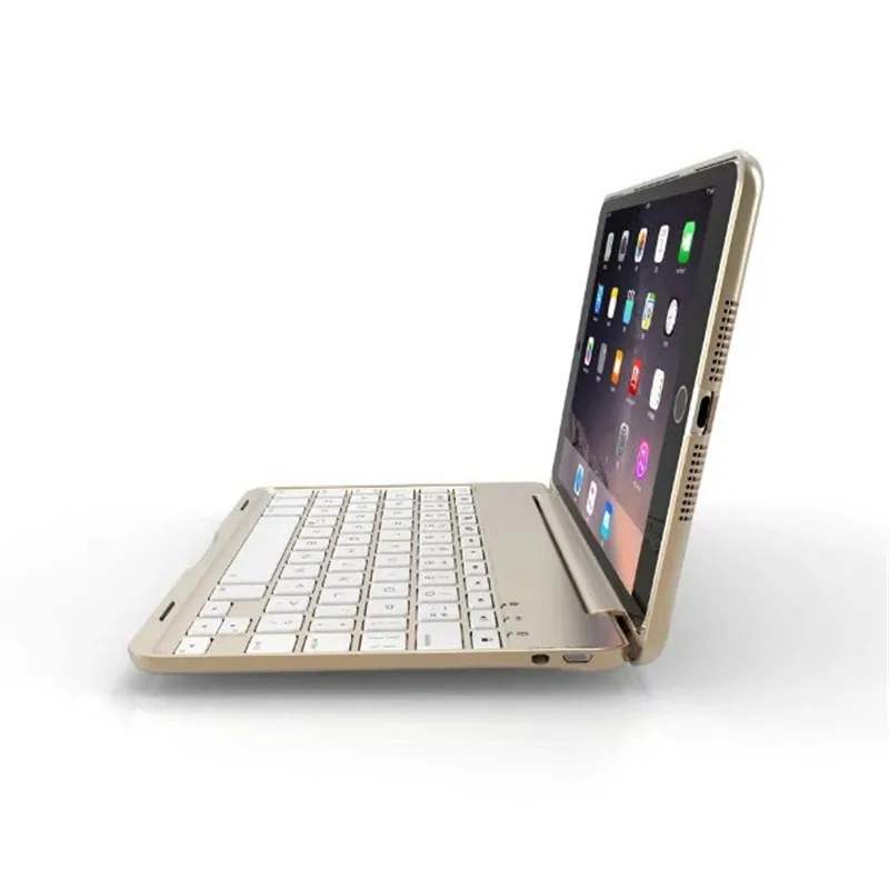 АБС-пластик сплав Метель ультратонких Keyboard Dock Подсветка чехол, держатель для Apple iPad mini4 7.9 дюймов корпус клавиатуры